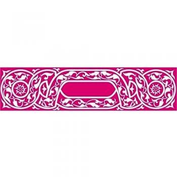 INDIGOS UG Vinilo Decorativo para Pared W240 de Color Rosa Oriente, Ranke 120x28 cm, 120x8x24 cm