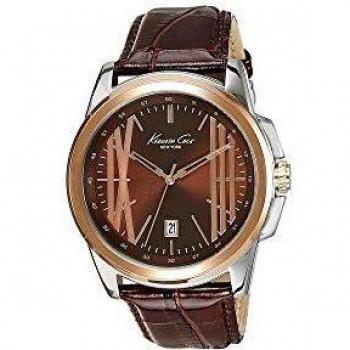 Kenneth Cole Reloj analogico para Hombre de Cuarzo con Correa en Piel IKC8096