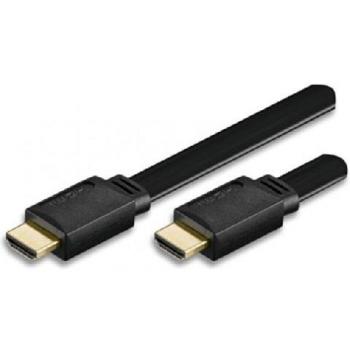 Cable HDMI 1.4 de Alta Velocidad con Ethernet M/M Plano de 2 metros