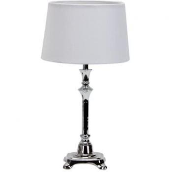FABRILAMP Sobremesa Molly E27 Cromo Blanco