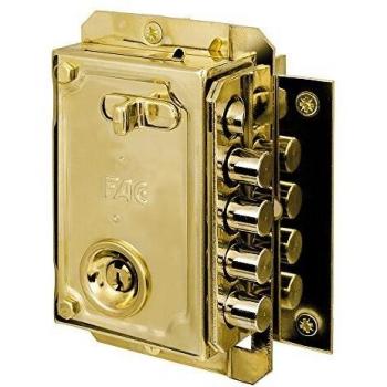 Cerradura Fac S 90 Dorada Derecha