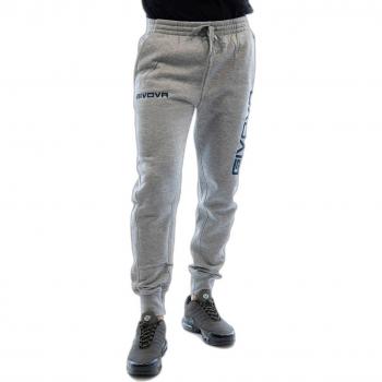 Givova Moon Unisex Jogging Pants - Light Grey/Blue, Size S