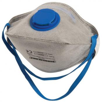 Silverline 580479 - Mascarilla plegable con válvula FFP2 NR