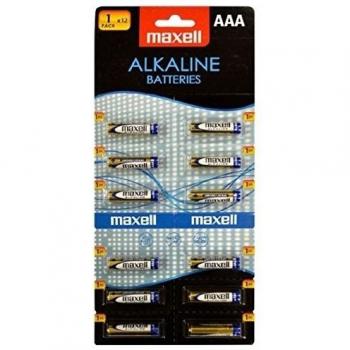 Maxell 12x Alkaline LR03 AAA - Pilas