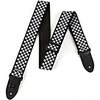 Dunlop D38-31BK Guitar Strap - Adjustable Black Nylon with Strong Durability