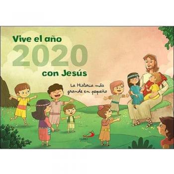 CALENDARIO PARED VIVE EL AÑO 2020 CON JESÚS. La historia más grande en pequeño
