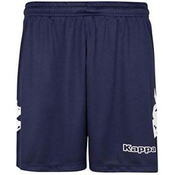 Kappa TALBINO Pantalón Corto de equipación, Hombre, Azul Marino/Blanco, XL