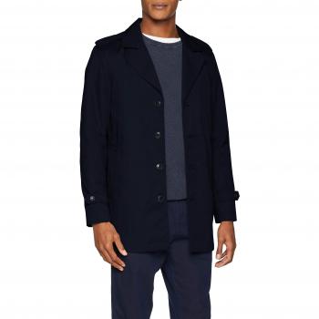 JACK & JONES PREMIUM Jprdave Trenchcoat, Abrigo para Hombre, Azul Dark Navy, Small