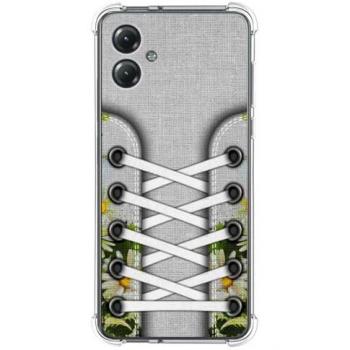 Funda Antigolpes de Silicona para Motorola Moto G14 con diseño Zapatillas 08