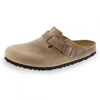 Birkenstock Boston Waxy Tobacco Brown Clogs for Men, Size 46 EU (11.5 UK)