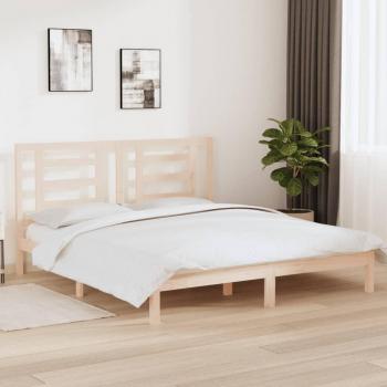 Estructura de cama madera maciza 180x200 cm Super King vidaXL