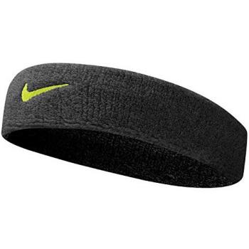 Nike schweissbã ¤ nder Swoosh, 9380 – 639, Nero con swoosh giallo fluo