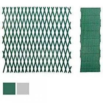 Traliccio Extensible de Plástico Verde 3x1 para Plantas Trepadoras