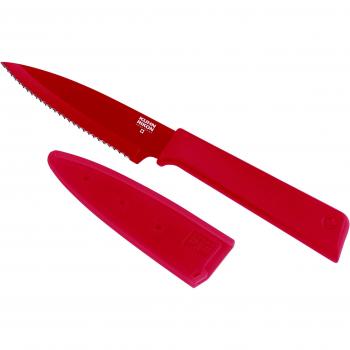 Kuhn Rikon Colori+ - Cuchillo de Sierra para pelar, Color Fucsia
