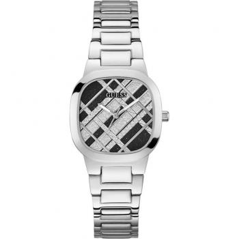 Guess Reloj de mujer Clash GW0600L1 de acero y correa plateada