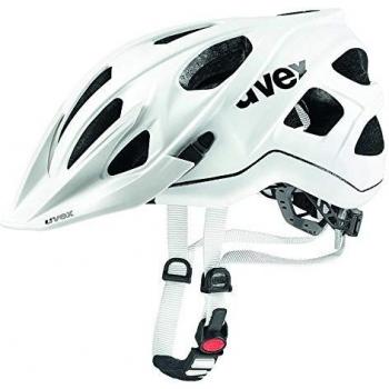 Uvex Stivo CC - Casco de ciclismo unisex, color blanco mate, talla 56-61