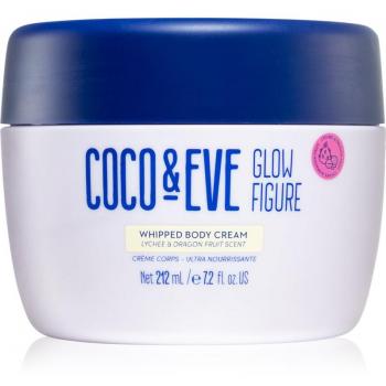 Coco & Eve Glow Figure Whipped Body Cream Nourishing Body Cream with Aroma Lychee & Dragon Fruit 212 ml