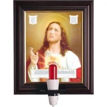 Wiedemann candles eléctrica Sagrado corazón de Jesús 30,48 cm x 25,4 cm