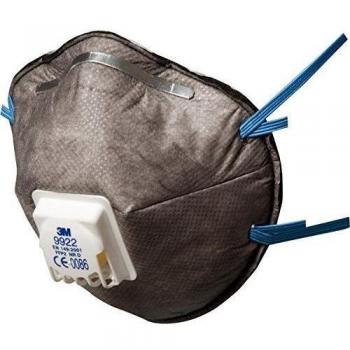 3M Mascarilla desechable autofiltrante especial FFP2 NR D con válvula para vapores orgánicos <VLA y ozono