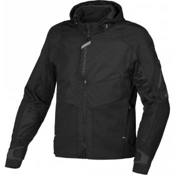 Chaqueta de Moto Macna Beacon Negra Impermeable Textil 2XL