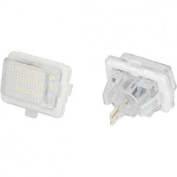 Plafón de matrícula LED M-TECH CLP026 - Luz de matrícula con diseño moderno, tecnología LED, fácil instalación, alta luminosidad y bajo consumo energético