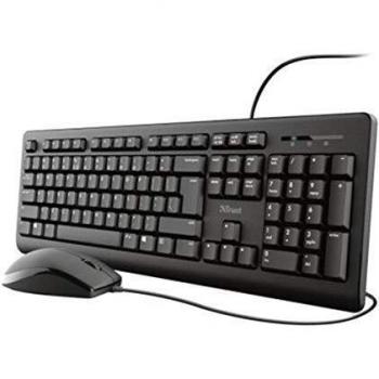 TRUST Pack Teclado Y RATÓN con Cable TKM-250