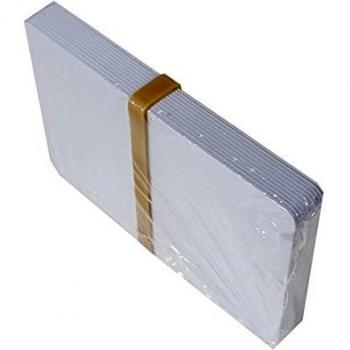 akrocard - Tarjetas PVC Ultralight C blancas - Tamaño ISO estándar: 85,7 x 54 mm. Grosor inferior a 0,9 mm para imprimir mediante impresora tarjetas pvc