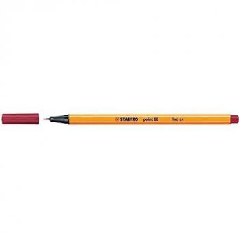 Rotulador stabilo punta de fibra point 88 purpura 0,4 mm.