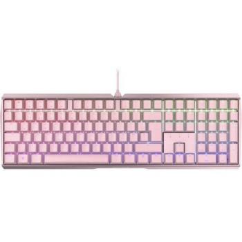Teclado Gaming Cherry MX Board 3.0S, RGB, MX Red, Rosa, USB, QWERTZ DE