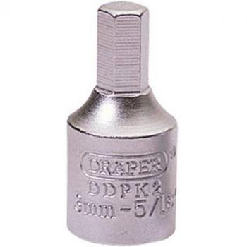 Llave de desagüe Draper 38323, de 17 mm, Hexagonal
