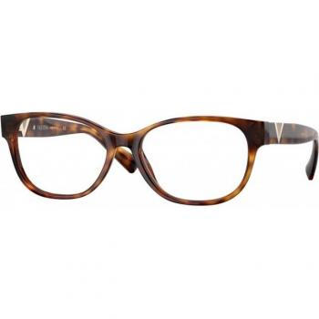 Valentino VA03063 5011 Light Havana Women's Square Brown Eyewear