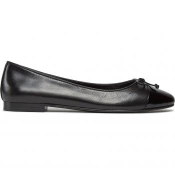 Tory Burch Women's Black Cap-Toe Ballet Flats Size 8.5