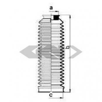 Spidan 83684 fuelle protector para dirección