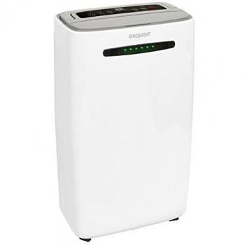 Deshumidificador Exquisit LE 2055, 20 L/día, 450 W, para espacios de hasta 30 m³, tanque de 5.5 L, móvil, con protección contra heladas y desbordamiento