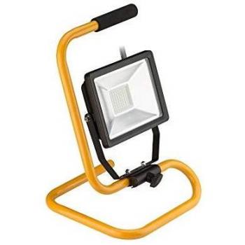 Foco Proyector LED de Exterior con Base 30W Negro