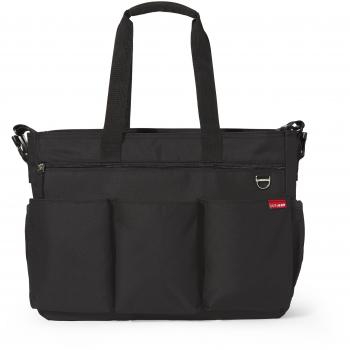 Skip Hop Double Black - Bolsa de pañales