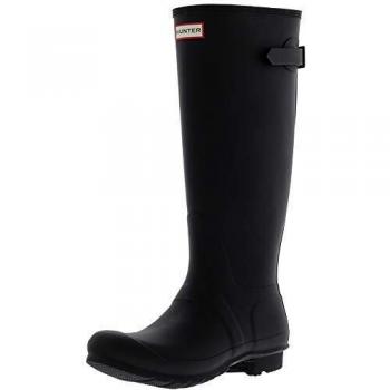 Hunter Women's Original Adjust Rain Boots, Black, 3 UK
