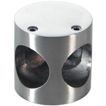 Nudo Conector Cabine 90º Inoxidable para Tubo de 25mm