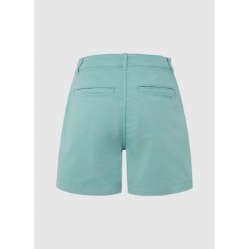 Short de mujer estilo chino con pinzas delanteras Vania azul Pepe Jeans