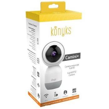 Videocámara de Vigilancia KONYKS Camini Plus - Cámara Interior Full HD 1080p, color Blanco