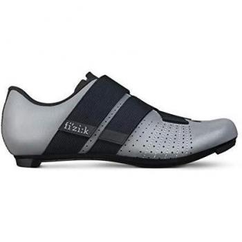 Zapatillas Fizik Tempo Powerstrap R5 Reflectantes Plata