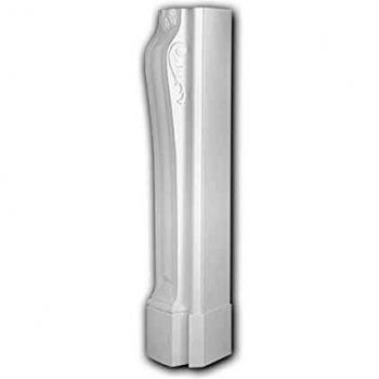 Chimenea decorativa blanca clásica atemporal 164002 Profhome
