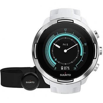Suunto 9 Baro Reloj Multideporte GPS, Unisex,  Blanco, 24.5 cm