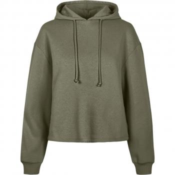 Pieces Women's Hooded Sweatshirt Chilli Green Regular Fit