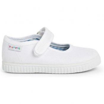 Merceditas de niña con cinta adhesiva y suela tipo zapatillas Pisamonas