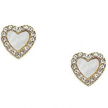 Pendientes de Mujer Fossil JF03215710 de Acero Chapado en Oro Amarillo