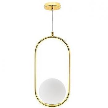 Colgante de Metal Dorado AIMEE 1xE27 Regulable 20cm