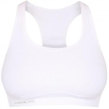 Pure Lime – Sujetador sin costuras, mujer, color blanco, tamaño XS