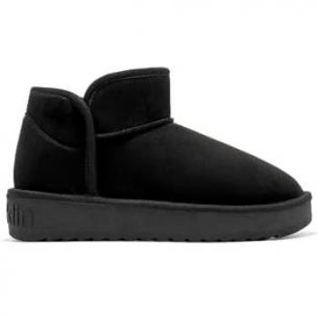 D.Franklin Botas Australianas Corte Bajo Nordic Low Basic Negro - Botas para Mujer - Moda casual Mujer (Talla 41)
