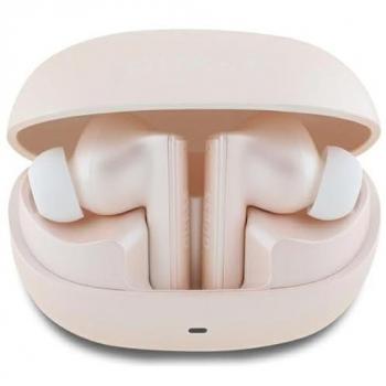 Auriculares Bluetooth Guess Capsule TWS Rosa con ANC, 26h de batería y estación de carga